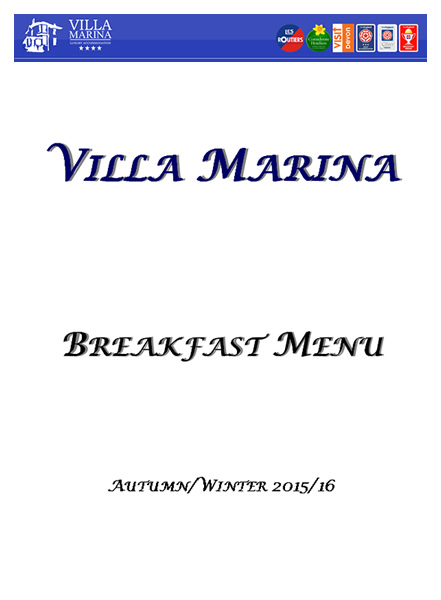 Breakfast Menu